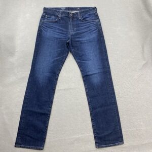 AG Adriano Goldschmied Jeans Mens 32 Blue Denim The Graduate Tailored Leg